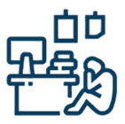 将来が見えず不安